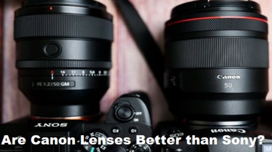 Are canon lenses better than Sony?